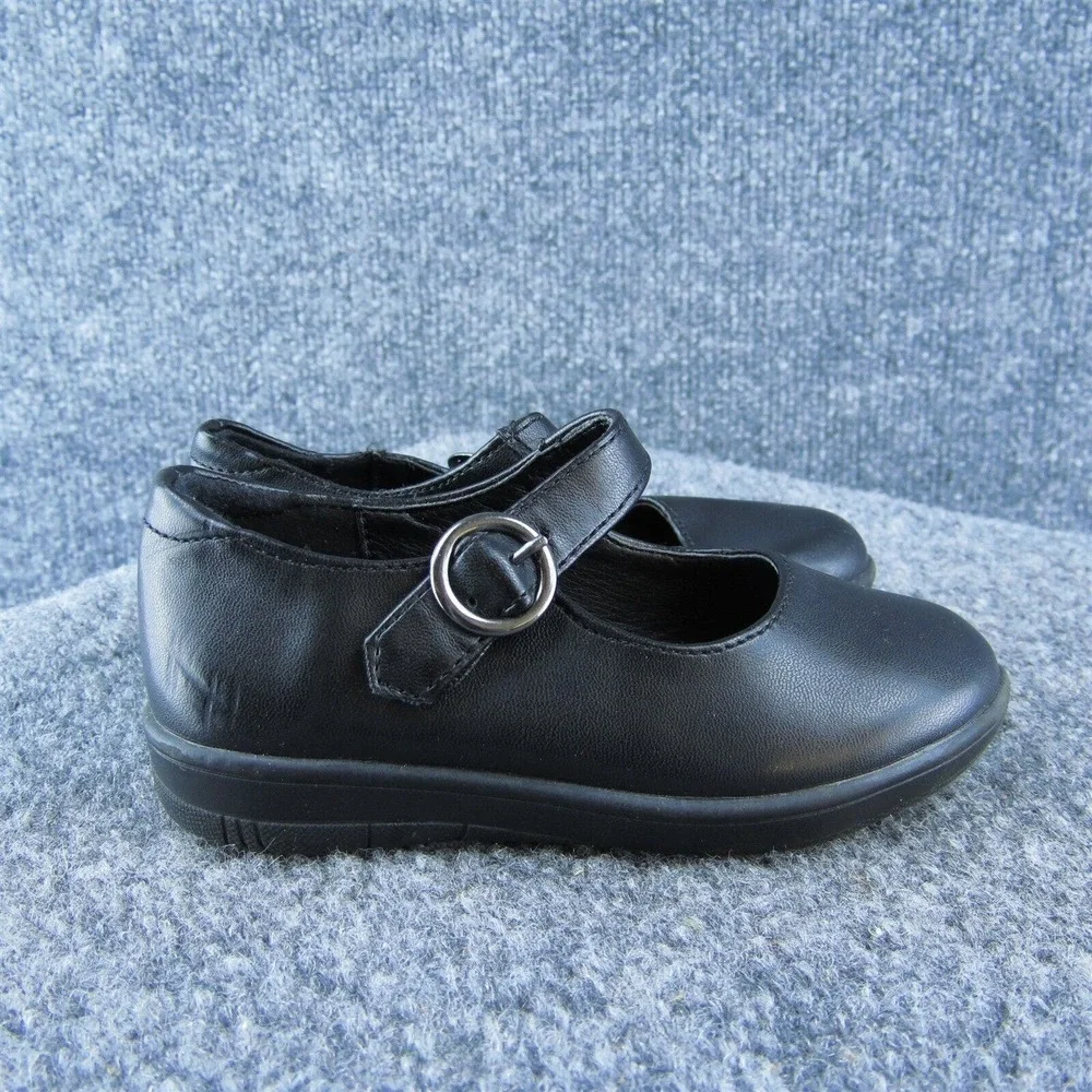 Dream Pairs Girls Mary‎ Jane Shoes Black Synthetic Hook & Loop Size T 7 Medium